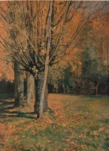 「グレーの秋（落葉）」1901年（東京国立博物館蔵）